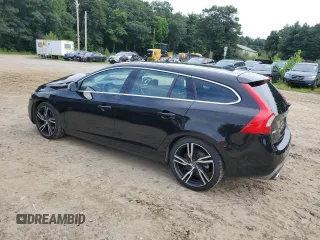 2017 Volvo V60 R-Design Platinum with VIN YV149MSS5H1369658, listed as a Copart auction lot 66592114 with 0 mi miles and Salvage Title. Bid and sale history available at carsss.com. Image 2.