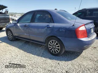 2004 Kia Spectra LX with VIN KNAFE122845046827, listed as a Copart auction lot 52262575 with 91,786 mi miles and Clean Title. Bid and sale history available at carsss.com. Image 2.