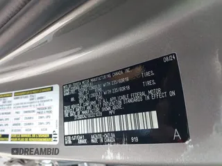 2025 Lexus NX with VIN 2T2GDCAZ1SC021039, listed as a IAAI auction lot 40957519 with 897 mi miles. Bid and sale history available at carsss.com. Image 9.
