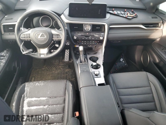 2022 Lexus RX with VIN 2T2YZMDA8NC360564, listed as a Copart auction lot 58017454 with 15,406 mi miles and Clean Title. Bid and sale history available at carsss.com. Image 8.