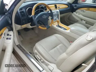 2002 Lexus SC with VIN JTHFN48Y320004316, listed as a Copart auction lot 53374945 with 52,543 mi miles and Salvage Title. Bid and sale history available at carsss.com. Image 8.