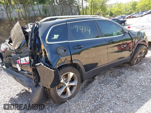 2019 Jeep Cherokee High Altitude with VIN 1C4PJMDXXKD437414, listed as a IAAI auction lot 42571769 with Not provided miles and . Bid and sale history available at DreamBid. Image 4.