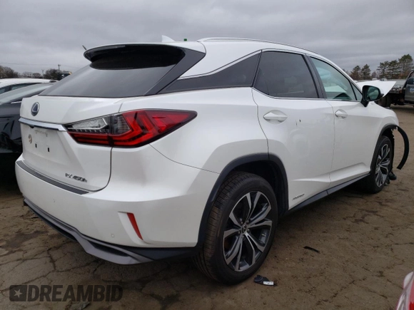 2018 Lexus RX with VIN 2T2BGMCAXJC029153, listed as a Copart auction lot 49009855 with 72,284 mi miles and Salvage Title. Bid and sale history available at carsss.com. Image 3.