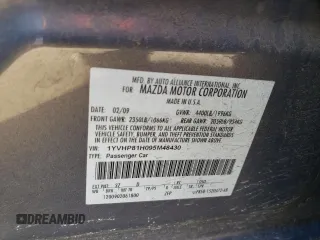 2009 Mazda 6 i Sport with VIN 1YVHP81H095M48430, listed as a Copart auction lot 42357115 with 171,326 mi miles and Salvage Title. Bid and sale history available at carsss.com. Image 13.