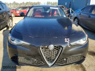 2021 Alfa Romeo Giulia Ti with VIN ZARFANBN4M7645427, listed as a Copart auction lot 46486575 with 0 mi miles and Salvage Title. Bid and sale history available at carsss.com. Image 5.