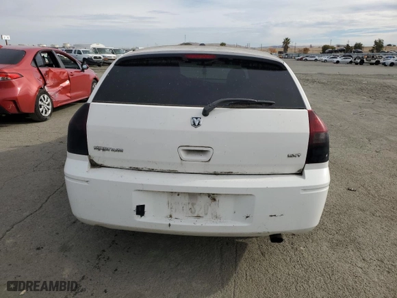 2007 Dodge Magnum with VIN 2D4FV47V97H754964, listed as a Copart auction lot 81430304 with 187,190 mi miles and Clean Title. Bid and sale history available at carsss.com. Image 6.