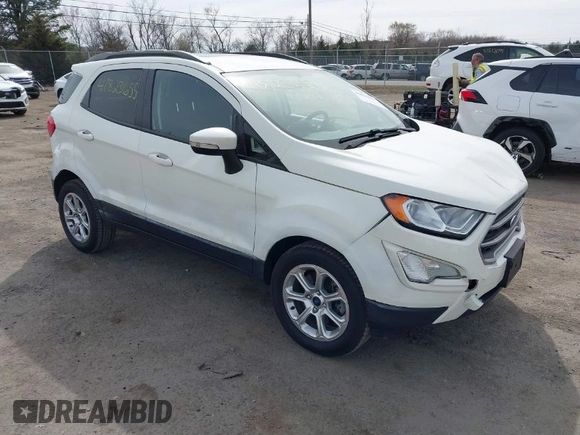 2020 Ford EcoSport SE with VIN MAJ3S2GE8LC316601, listed as a IAAI auction lot 41823655 with 32,574 mi miles and . Bid and sale history available at DreamBid. Image 1.