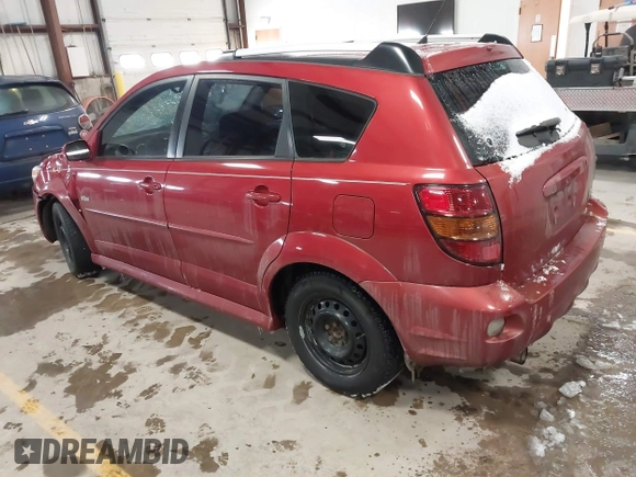 2007 Pontiac Vibe with VIN 5Y2SL65887Z439292, listed as a IAAI auction lot 41610824 with 102,379 mi miles. Bid and sale history available at carsss.com. Image 3.
