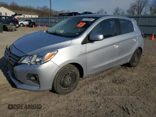 2021 Mitsubishi Mirage ES with VIN ML32AUHJ4MH003293, listed as a Copart auction lot 47428835 with Not provided miles and Salvage title. Bid and sale history available at DreamBid. Image 1.
