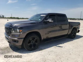 2022 Ram 1500 Big Horn z VIN 1C6SRFFT9NN143856, wystawiony jako Copart lot #56747715 z przebiegiem 102 371 mil mil oraz Szkoda całkowita • Salvage title. Historia ofert i sprzedaży dostępna na DreamBid. Obrazek 1.