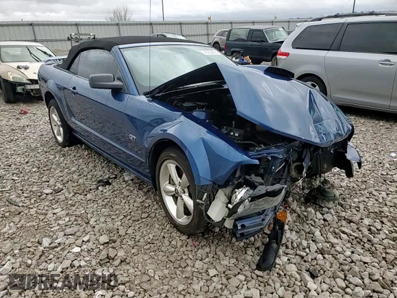 2008 Ford Mustang GT Deluxe with VIN 1ZVHT85HX85173687, listed as a Copart auction lot 43160095 with Not Provided miles and Salvage Title. Bid and sale history available at DreamBid. Image 11.