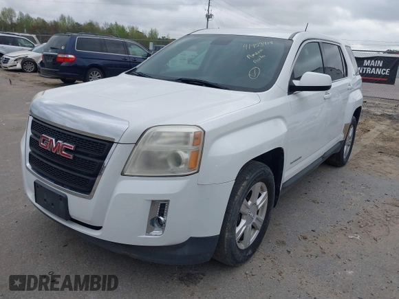2014 GMC Terrain SLE with VIN 2GKALMEK0E6198465, listed as a IAAI auction lot 41953414 with 171,787 mi miles. Bid and sale history available at carsss.com. Image 2.