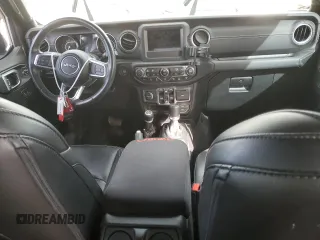 2021 Jeep Wrangler Unlimited Sahara High Altitude with VIN 1C4HJXEM5MW599937, listed as a Copart auction lot 71797814 with Not provided miles and Salvage title. Bid and sale history available at DreamBid. Image 8.