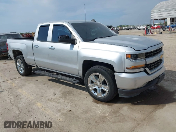 2018 Chevrolet Silverado 1500 Custom with VIN 1GCRCPEH7JZ316370, listed as a IAAI auction lot 42016432 with 79,697 mi miles and . Bid and sale history available at DreamBid. Image 1.