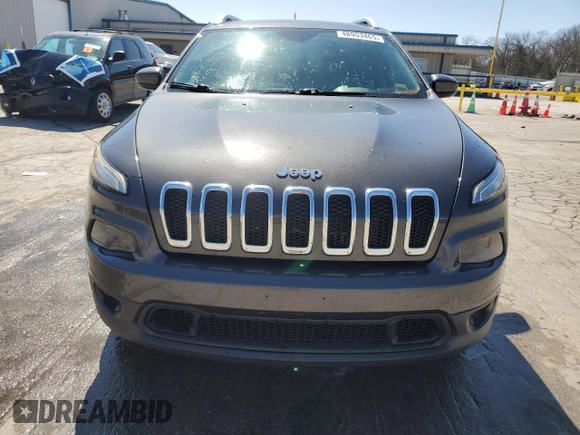 2015 Jeep Cherokee Latitude with VIN 1C4PJLCS0FW707387, listed as a Copart auction lot 48953465 with 140,965 mi miles and Salvage Title. Bid and sale history available at carsss.com. Image 5.