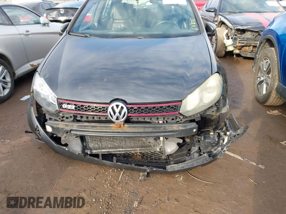2010 Volkswagen GTI with VIN WVWHV7AJ5AW086277, listed as a IAAI auction lot 41753354 with 192,788 mi miles. Bid and sale history available at carsss.com. Image 6.