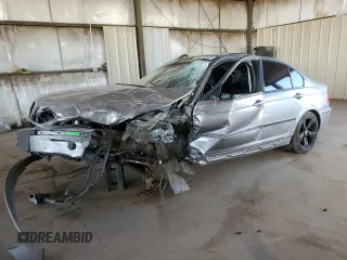 2004 BMW 3 Series 325i with VIN WBAET37404NJ82764, listed as a Copart auction lot 44070545 with 0 mi miles and Salvage Title. Bid and sale history available at carsss.com. Image 1.