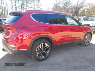 2020 Hyundai Santa Fe Limited with VIN 5NMS53AA2LH283122, listed as a IAAI auction lot 41259980 with 16,080 mi miles and . Bid and sale history available at DreamBid. Image 4.