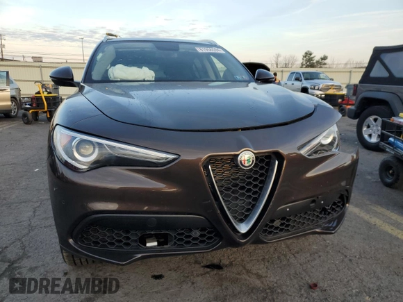 2019 Alfa Romeo Stelvio Ti with VIN ZASPAKBN8K7C45713, listed as a Copart auction lot 81956594 with Not provided miles and Salvage title. Bid and sale history available at DreamBid. Image 5.