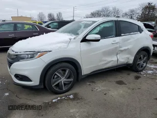 2022 Honda HR-V EX with VIN 3CZRU6H59NM731118, listed as a Copart auction lot 44976345 with 66,595 mi miles and Salvage Title. Bid and sale history available at carsss.com. Image 1.