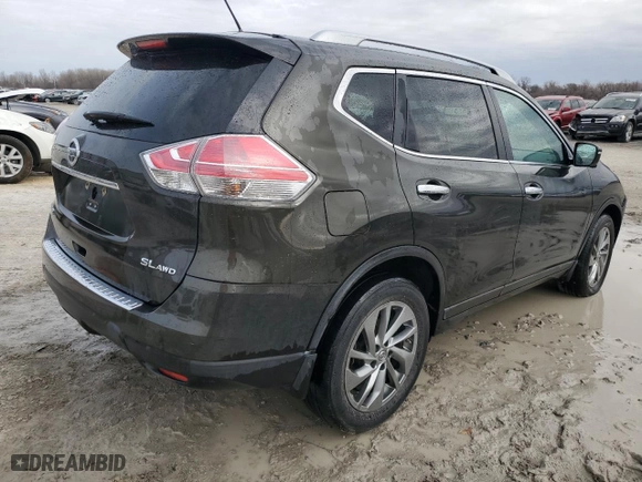 2015 Nissan Rogue S with VIN 5N1AT2MV1FC872977, listed as a Copart auction lot 48221035 with 93,535 mi miles and Salvage Title. Bid and sale history available at carsss.com. Image 3.