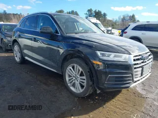 2018 Audi Q5 Prestige with VIN WA1CNAFY0J2116901, listed as a IAAI auction lot 41655193 with 34,959 mi miles. Bid and sale history available at carsss.com. Image 1.