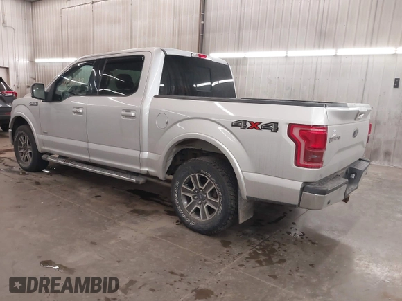 2016 Ford F-150 XLT with VIN 1FTEW1EP7GKD88875, listed as a IAAI auction lot 41455697 with 120,823 mi miles. Bid and sale history available at carsss.com. Image 3.