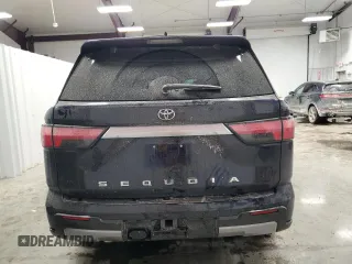 2023 Toyota Sequoia SR5 with VIN 7SVAAABAXPX012869, listed as a Copart auction lot 42191585 with 13,544 mi miles and Salvage Title. Bid and sale history available at carsss.com. Image 6.