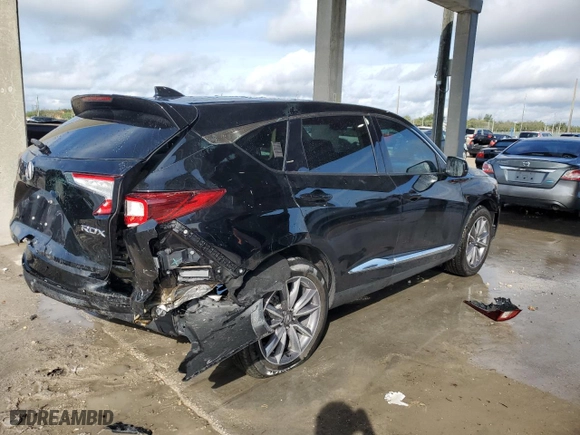 2022 Acura RDX w/Technology Package with VIN 5J8TC1H50NL005748, listed as a Copart auction lot 89116845 with 24,929 mi miles and Salvage Title. Bid and sale history available at carsss.com. Image 3.