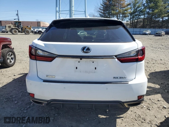 2022 Lexus RX with VIN 2T2SZMDA7NC324175, listed as a Copart auction lot 49082095 with 90,511 mi miles and Salvage Title. Bid and sale history available at carsss.com. Image 6.