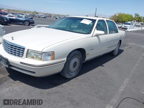 1999 Cadillac DeVille DHS z VIN 1G6KE54Y3XU714363, wystawiony jako IAAI lot #42257217 z przebiegiem 287 542 mil mil oraz . Historia ofert i sprzedaży dostępna na DreamBid. Obrazek 2.