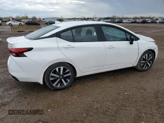 2021 Nissan Versa SR with VIN 3N1CN8FV2ML923513, listed as a Copart auction lot 54271005 with 201,657 mi miles and Salvage title. Bid and sale history available at DreamBid. Image 3.