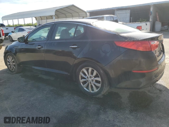 2015 Kia Optima LX with VIN 5XXGM4A75FG352858, listed as a Copart auction lot 50619205 with 166,145 mi miles and Salvage Title. Bid and sale history available at carsss.com. Image 2.