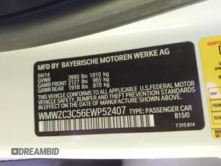 2014 MINI Countryman S z VIN WMWZC3C56EWP52407, wystawiony jako IAAI lot #42255716 z przebiegiem 74 943 mil mil oraz . Historia ofert i sprzedaży dostępna na DreamBid. Obrazek 9.
