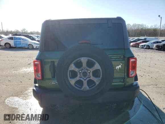 2024 Ford Bronco Big Bend with VIN 1FMDE7BH2RLA77300, listed as a Copart auction lot 48970715 with 9,775 mi miles and Salvage Title. Bid and sale history available at DreamBid. Image 6.