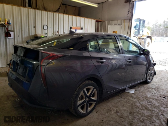 2016 Toyota Prius Four with VIN JTDKARFU2G3525333, listed as a Copart auction lot 50138815 with 105,879 mi miles and Salvage Title. Bid and sale history available at DreamBid. Image 3.
