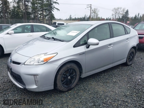 2013 Toyota Prius One with VIN JTDKN3DU4D5632615, listed as a IAAI auction lot 41891185 with 93,945 mi miles. Bid and sale history available at carsss.com. Image 18.