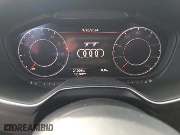 2018 Audi TT z VIN TRUC5AFV0J1005322, wystawiony jako Copart lot #73911244 z przebiegiem 21 006 mil mil oraz Nie do naprawy • Non repairable. Historia ofert i sprzedaży dostępna na DreamBid. Obrazek 9.