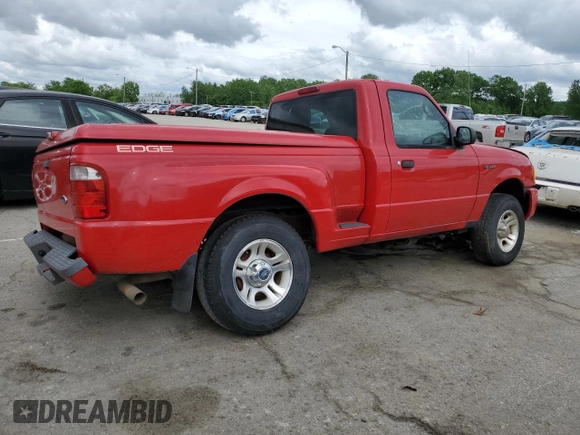 2004 Ford Ranger XL with VIN 1FTYR10U44PB50580, listed as a Copart auction lot 56860645 with Not Provided miles and Non Repairable. Bid and sale history available at DreamBid. Image 4.