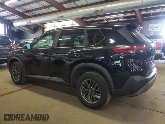 2023 Nissan Rogue S with VIN 5N1BT3AB2PC796286, listed as a Copart auction lot 62011775 with 40,098 mi miles and Salvage title. Bid and sale history available at DreamBid. Image 2.
