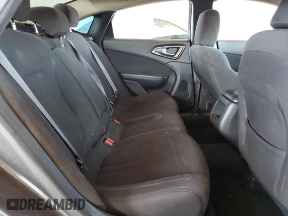 2015 Chrysler 200 Limited with VIN 1C3CCCAB1FN689794, listed as a Copart auction lot 52044585 with 104,410 mi miles and Salvage Title. Bid and sale history available at carsss.com. Image 10.