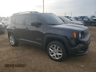 2018 Jeep Renegade Altitude with VIN ZACCJBBB9JPH12345, listed as a Copart auction lot 56932475 with 58,579 mi miles and Clean title. Bid and sale history available at DreamBid. Image 4.