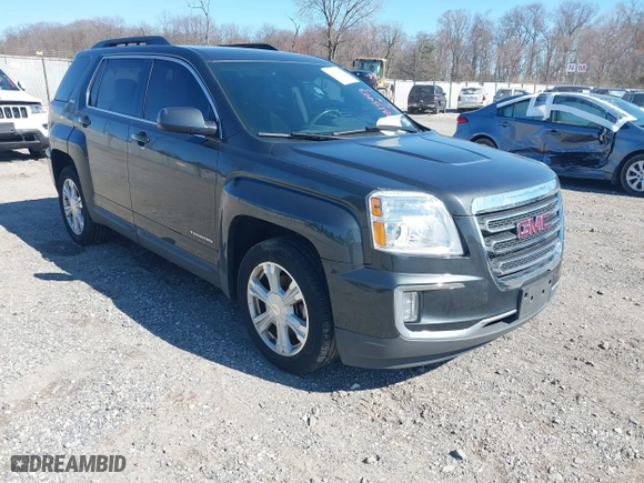 2017 GMC Terrain SLE with VIN 2GKALNEKXH6332263, listed as a IAAI auction lot 41815493 with 97,617 mi miles. Bid and sale history available at carsss.com. Image 1.
