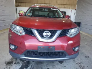2014 Nissan Rogue S with VIN 5N1AT2MV0EC851228, listed as a Copart auction lot 47739105 with 111,095 mi miles and Salvage Title. Bid and sale history available at carsss.com. Image 5.