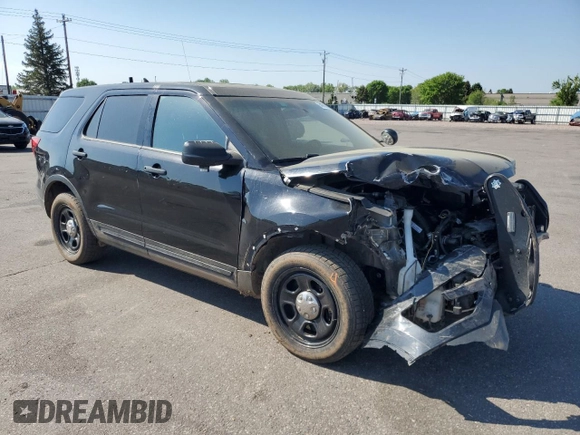 2017 Ford Police Interceptor Utility z VIN 1FM5K8ARXHGB93669, wystawiony jako Copart lot #54293295 z przebiegiem 93 591 mil mil oraz Szkody całkowita. Historia ofert i sprzedaży dostępna na DreamBid. Obrazek 4.