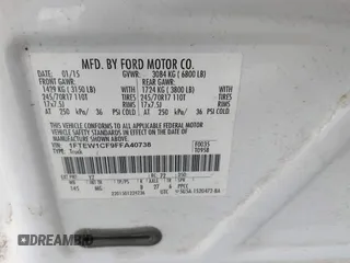 2015 Ford F-150 XL with VIN 1FTEW1CF9FFA40738, listed as a IAAI auction lot 41715885 with 296,111 mi miles. Bid and sale history available at carsss.com. Image 9.