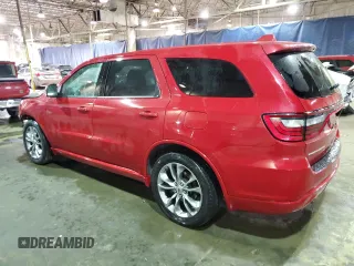 2020 Dodge Durango R/T with VIN 1C4SDHCT7LC259380, listed as a Copart auction lot 43980805 with 117,165 mi miles and Non repairable. Bid and sale history available at DreamBid. Image 2.