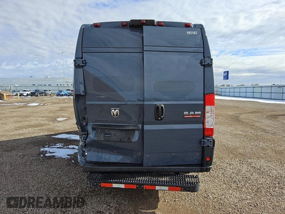 2020 Ram ProMaster Cargo with VIN 3C6URVJG3LE128641, listed as a Copart auction lot 42301575 with 54,800 mi miles and Clean Title. Bid and sale history available at carsss.com. Image 6.