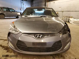 2012 Hyundai Veloster w/Black Int with VIN KMHTC6AD7CU077238, listed as a Copart auction lot 45038735 with 180,394 mi miles and Salvage Title. Bid and sale history available at carsss.com. Image 5.