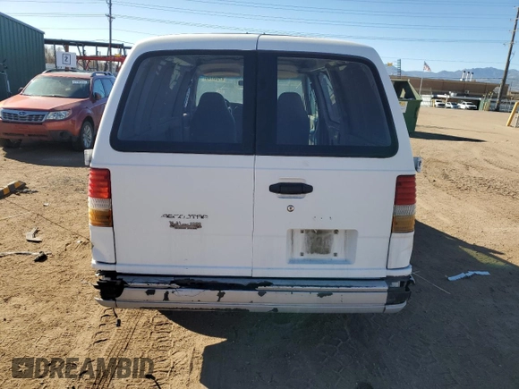 1994 Ford Aerostar z VIN 1FTDA34U9RZA67640, wystawiony jako Copart lot #47592245 z przebiegiem 70 262 mil mil oraz Czysty tytuł • Clean title. Historia ofert i sprzedaży dostępna na DreamBid. Obrazek 6.